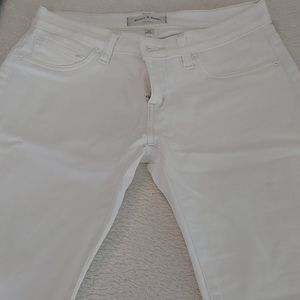 Henry & Belle white cuffed jeans size 26